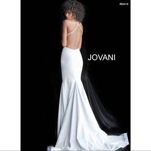 JOVANI 65416 🤩 High Neckline Fitted Dress